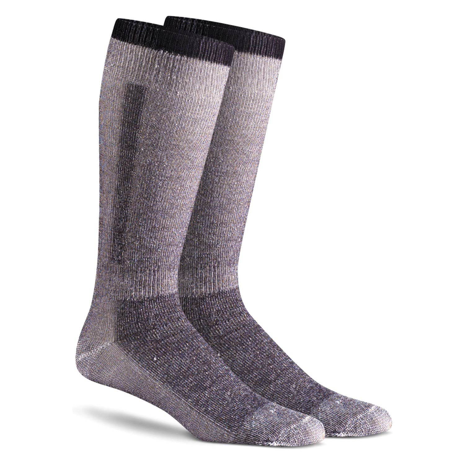 Fox River Snow Pack Over-The-Calf Merino Wool Socks - Black, Medium