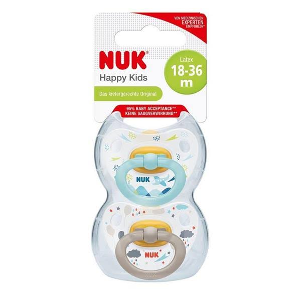 Nuk Happy Kids Latex Soother Size 3 (18-36M)