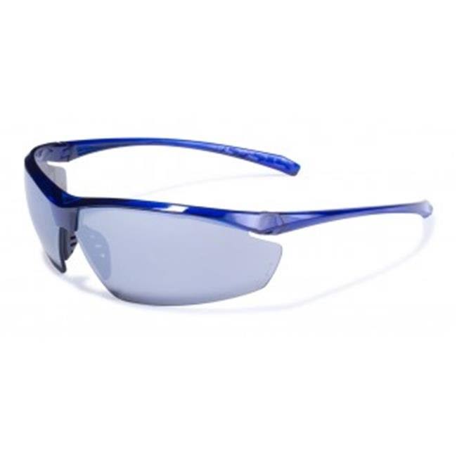Safety Lieutenant Color Frame Safety Glasses with Flash Mirror Lens