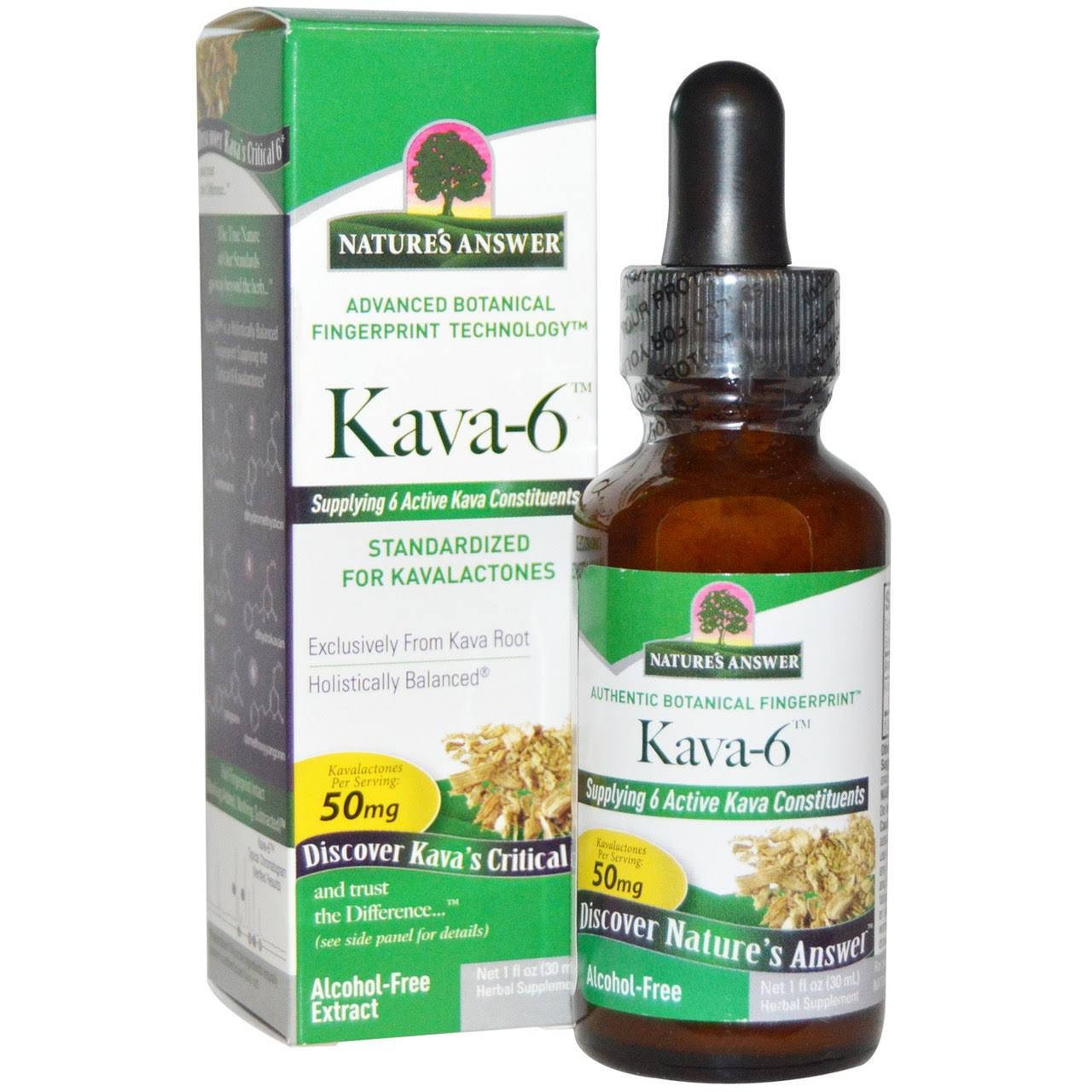 Nature's Answer Kava-6 Liquid Extract - 1oz