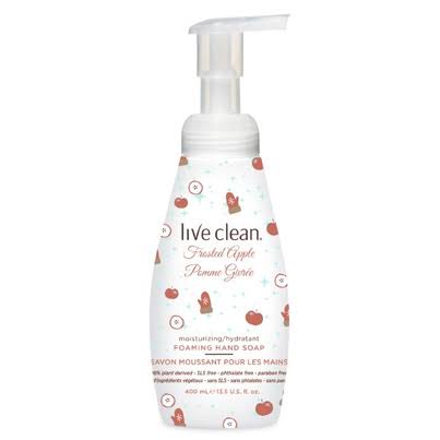 Live Clean Frosted Apple Foaming Hand Wash