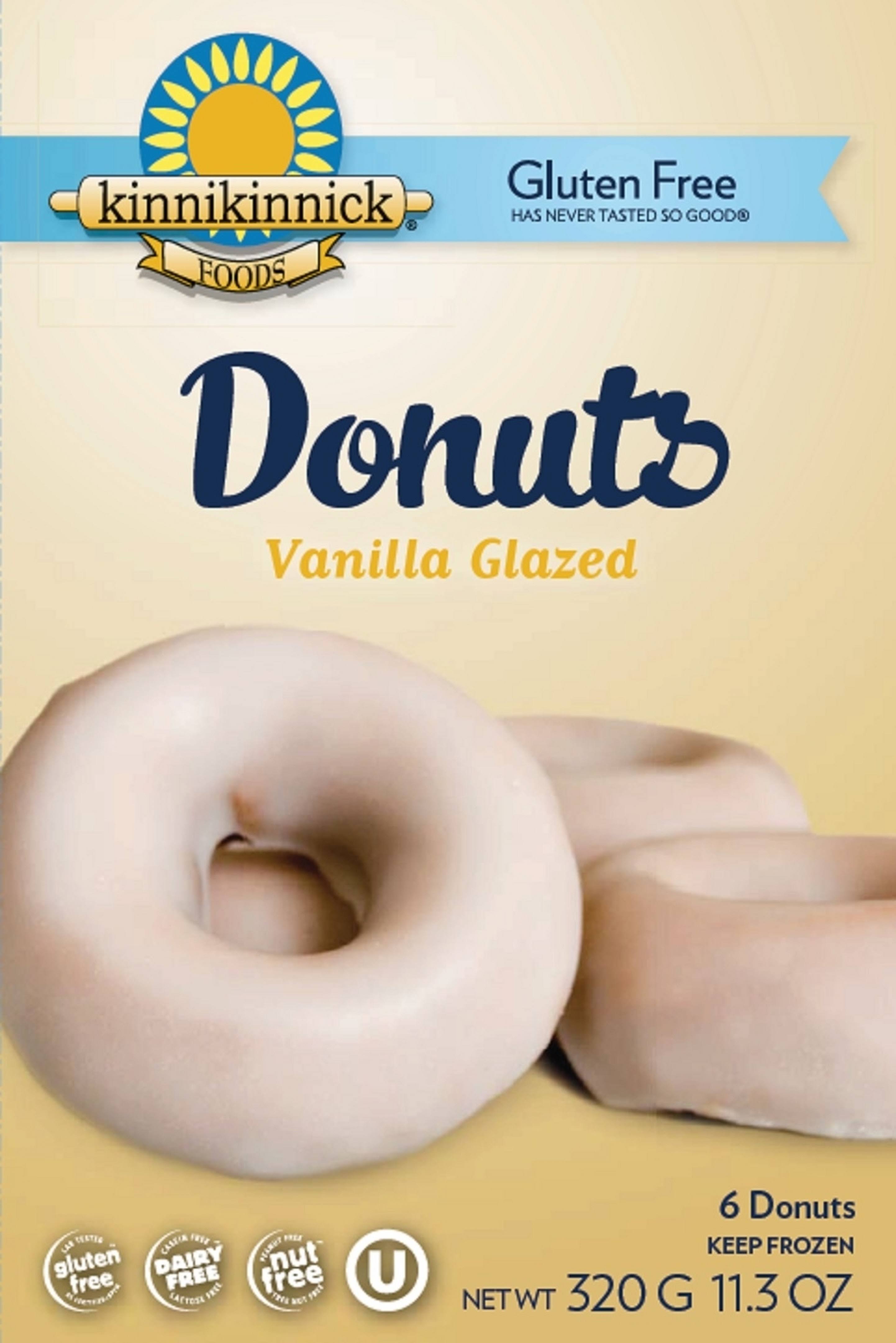 Kinnikinnick Glazed Donuts - Vanilla, 320g