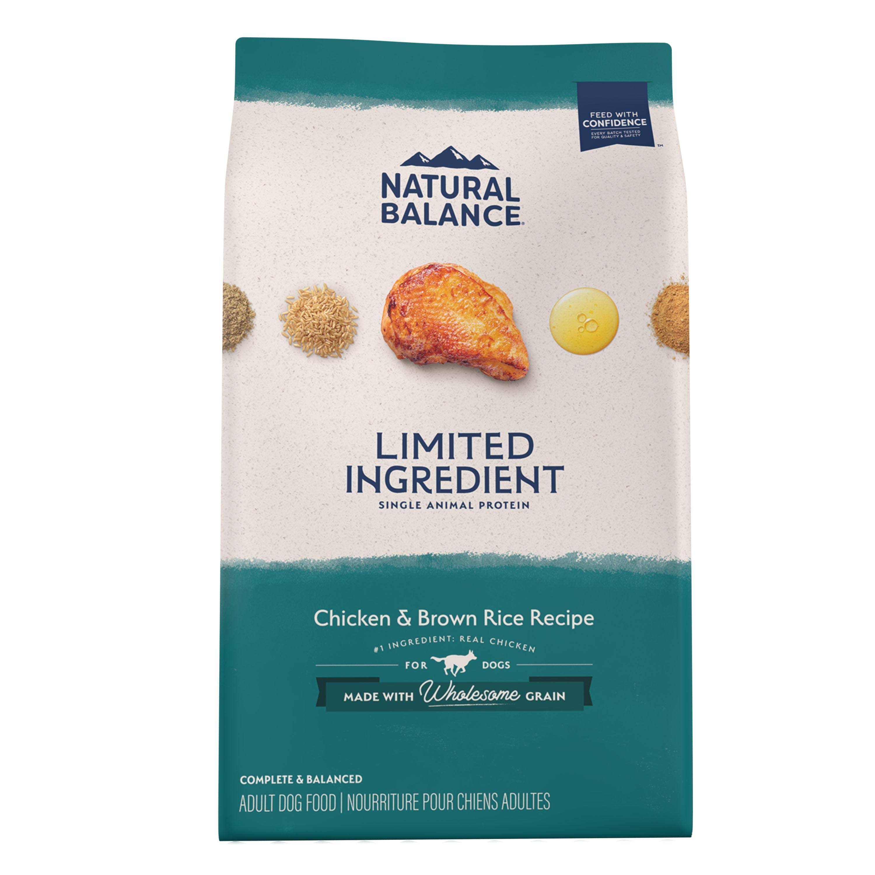 Natural Balance Limited Ingredient Chicken & Brown Rice Recipe Dry Dog Food 24-lb