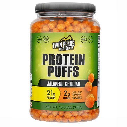 Twin Peaks Ingredients Protein Puffs Jalapeno Cheddar 10.6 OZ.