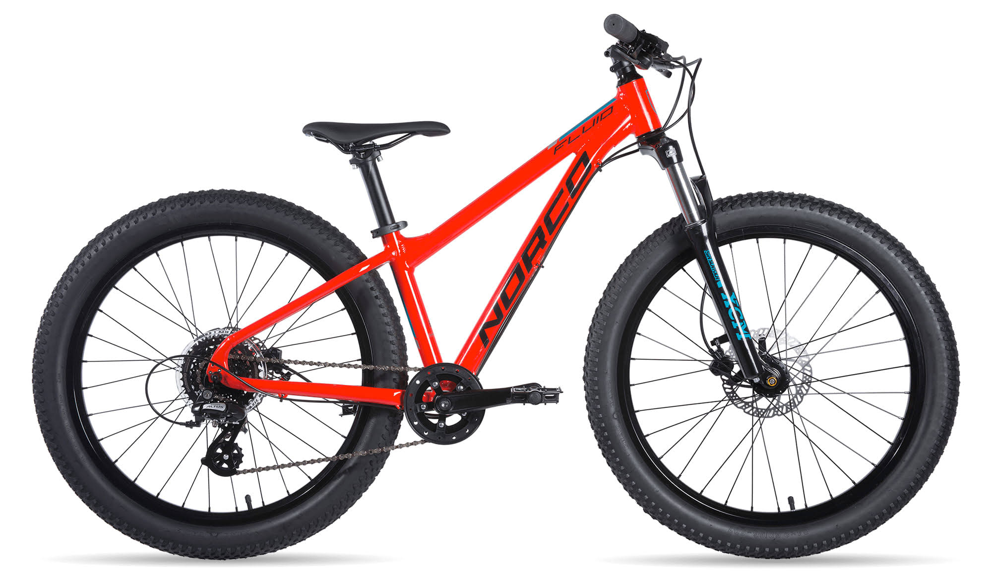 Norco Fluid HT 4.3 Plus Cycling Bike - Red