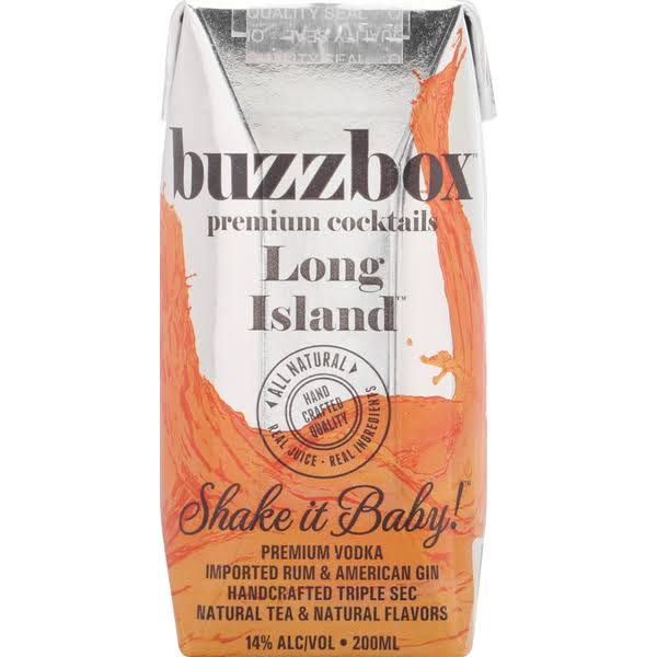 Buzzbox Premium Cocktails, Long Island - 200 ml