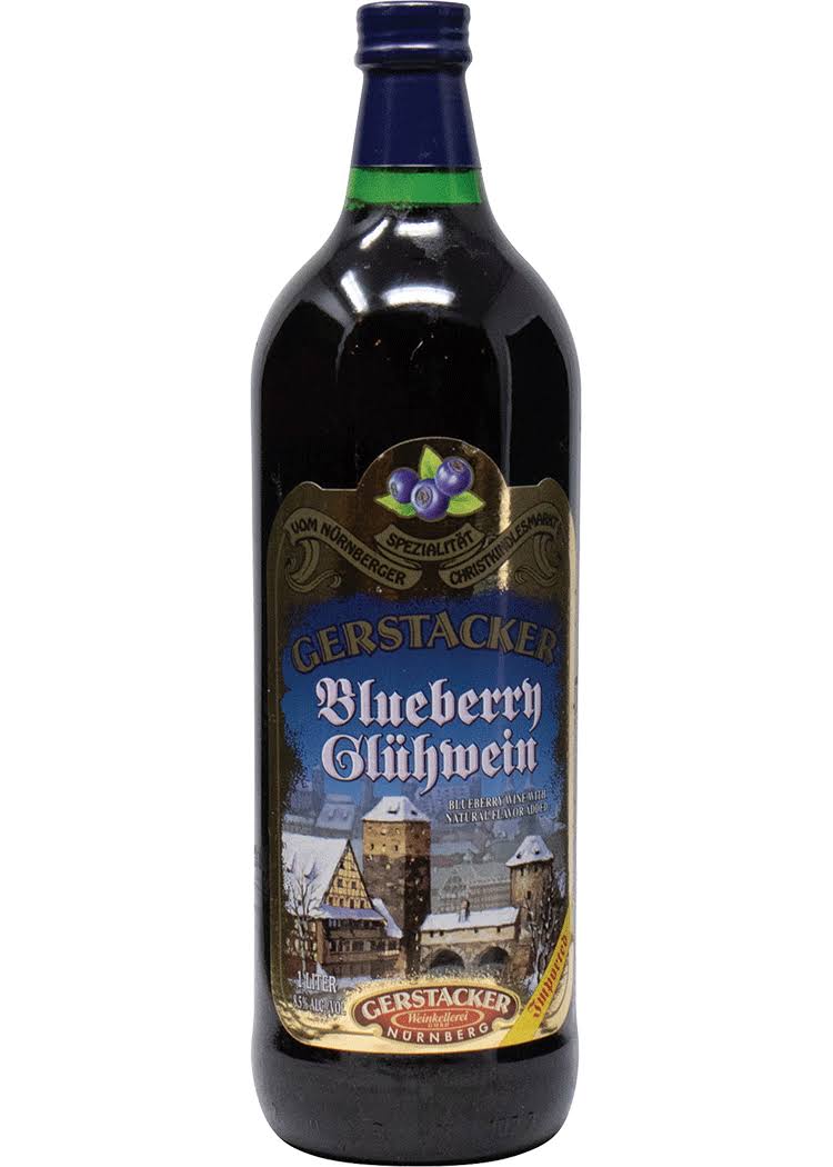 Gerstacker Blueberry Gluhwein Mulled Wine 1L