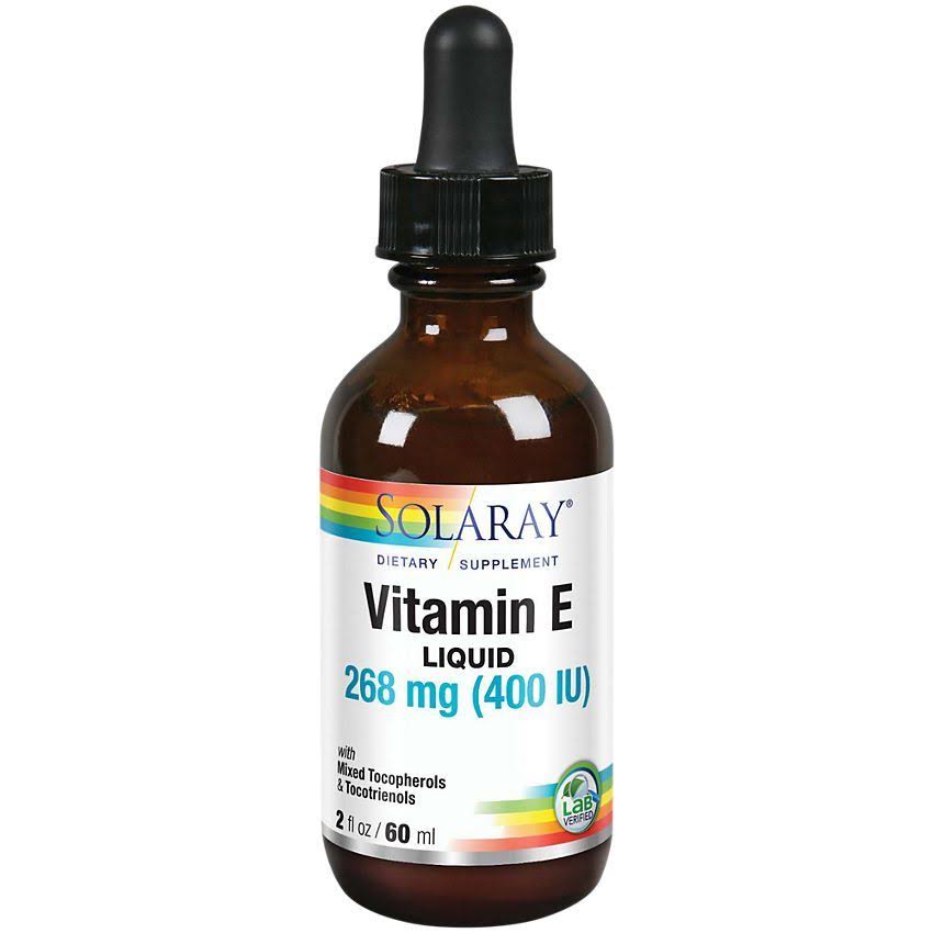 Solaray, Vitamin E Liquid - 400 IU - 2 fl oz