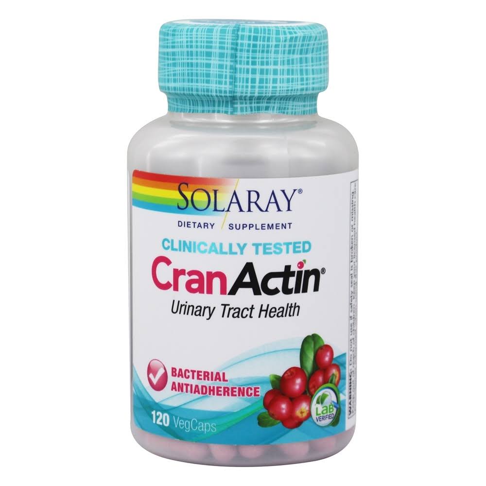 Solaray CranActin Cranberry AF Extract - 400mg, 120 Vegetarian Capsules