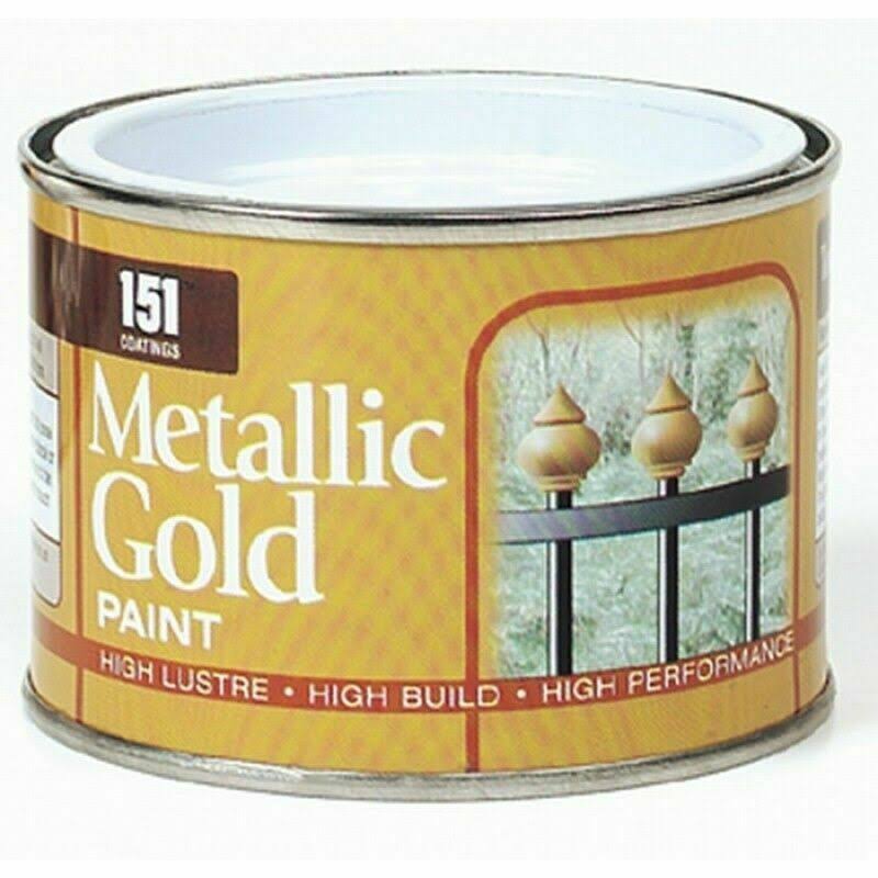 151 Metallic Paint - Gold, 180ml