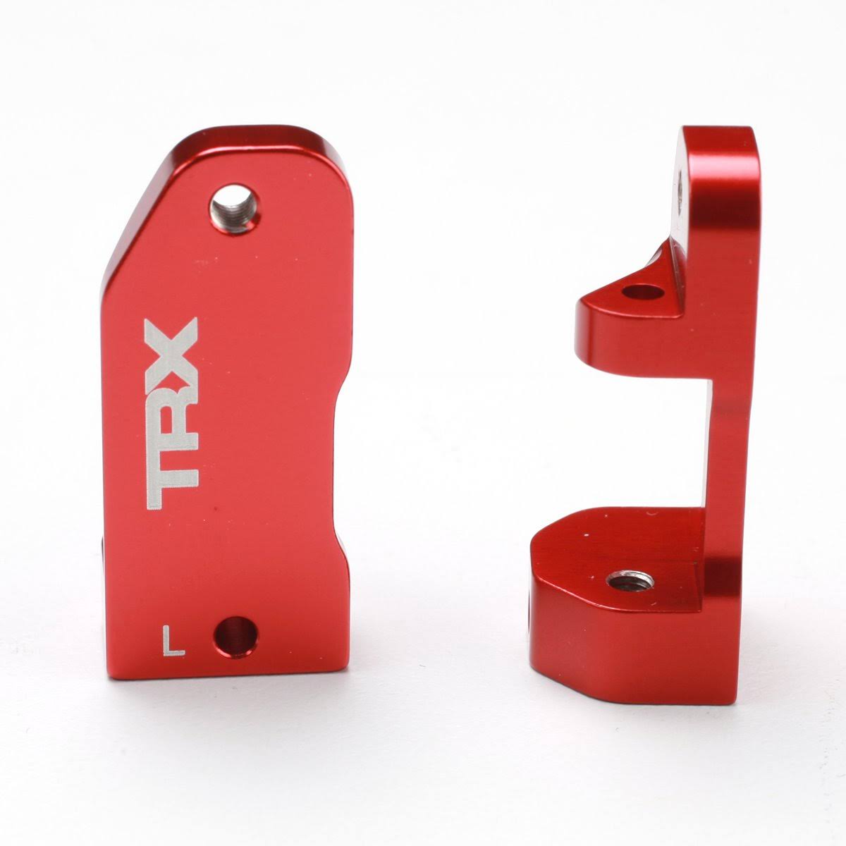 Traxxas 3632X Caster Blocks 30 Degree Aluminum - Red