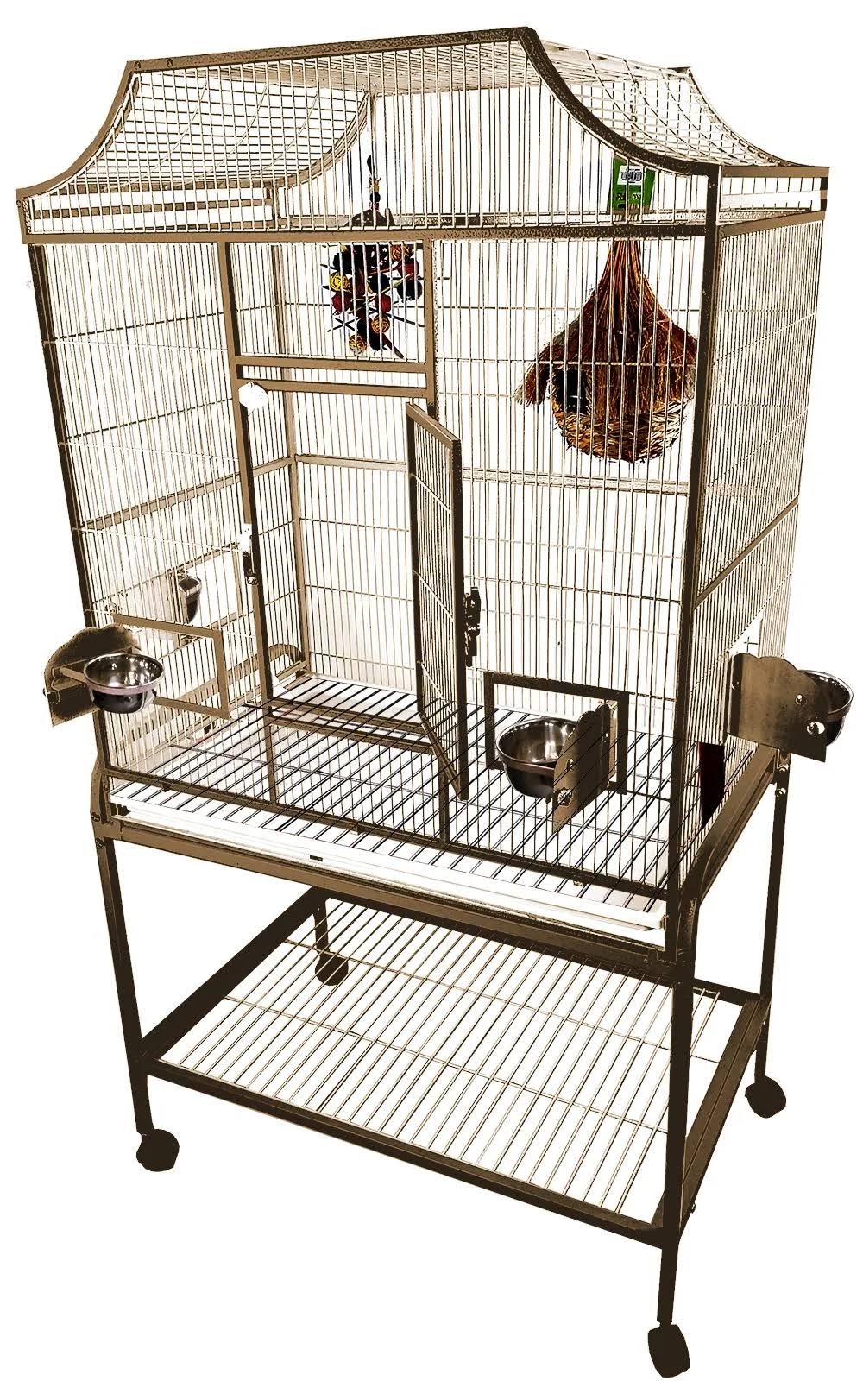 A and E Cage Co. Elegant Style Bird Cage - Black