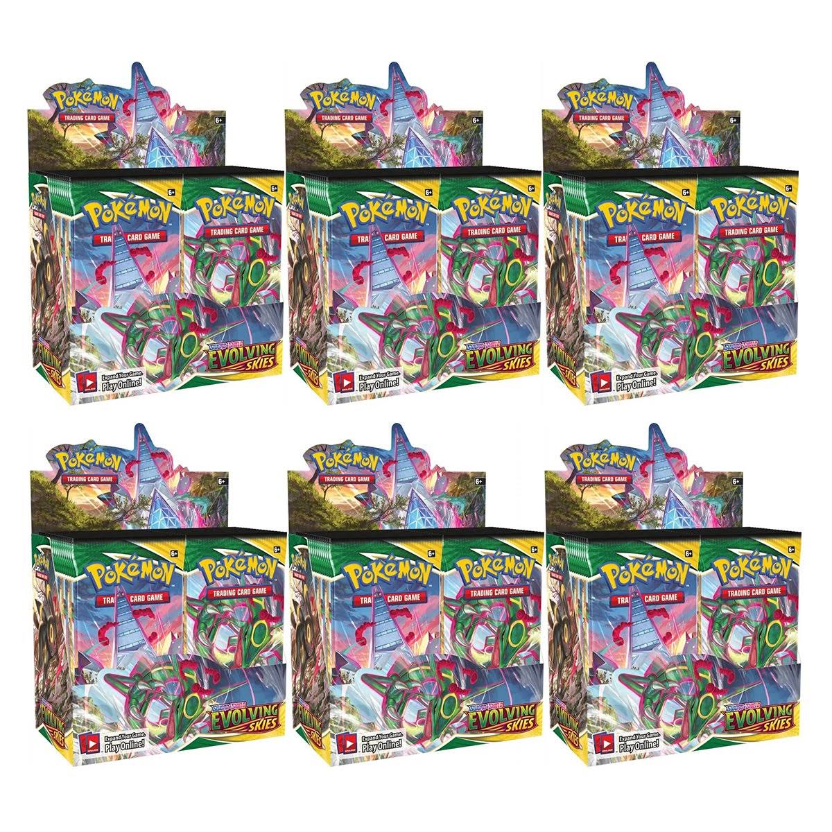 Pokemon TCG Sword and Shield Evolving Skies Booster Box x 6 in A Case