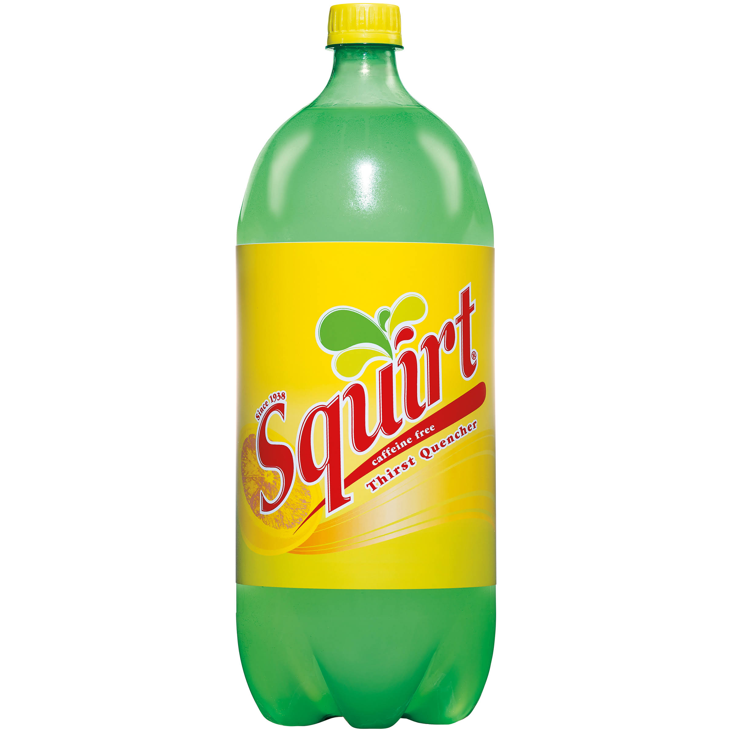 Squirt Thirst Quencher, Caffeine Free, Grapefruit - 2 liters (2.1 qt)