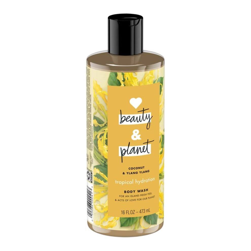 Love Beauty and Planet Tropical Hydration Body Wash - Coconut and Ylang Ylang, 16oz