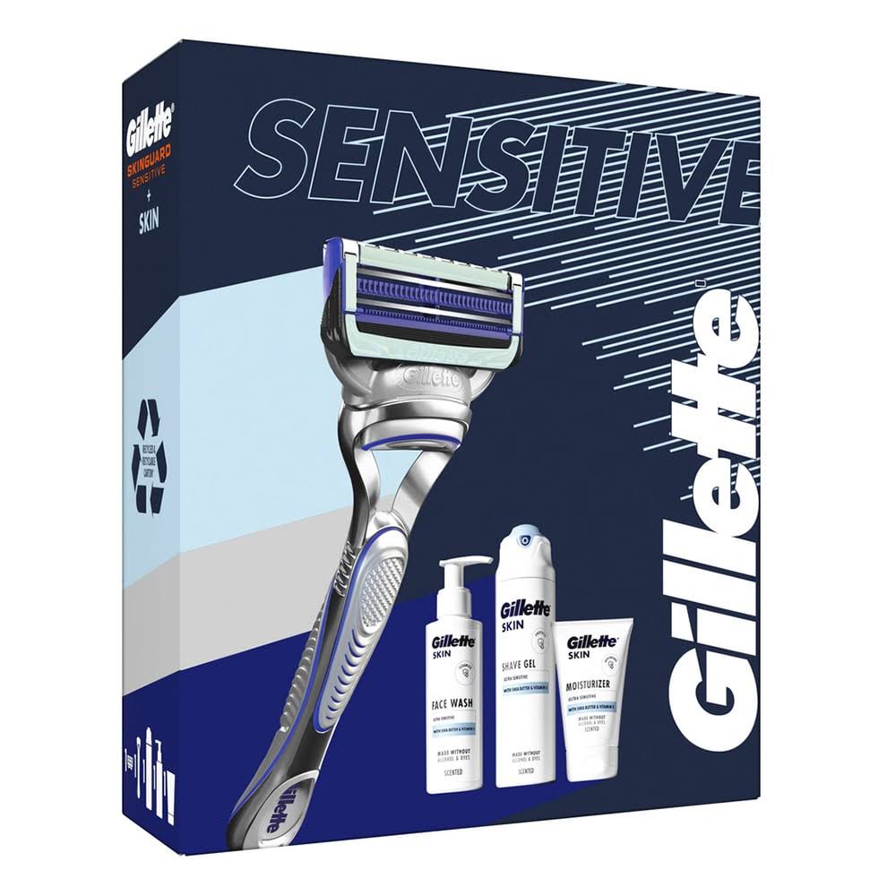 Gillette Skinguard Sensitive 4 Piece Gift Set