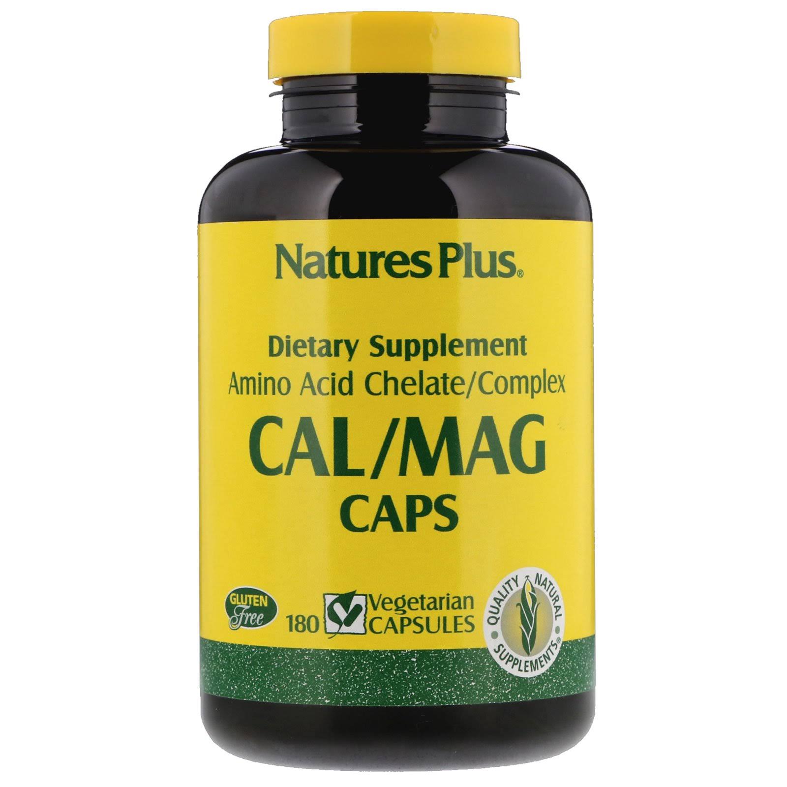 Nature's Plus Cal Mag Dietary Supplement - 180 capsules
