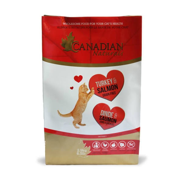 Canadian Naturals Grain Free Cat Food - Turkey/Salmon, 6.5lbs