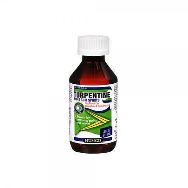 Medicine Stop - Humco Turpentine Liquid Pure Gum Spirits - 4 oz bottle