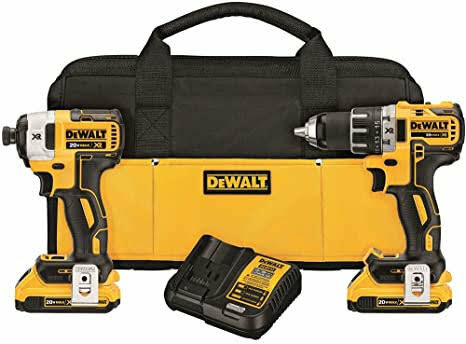 Dewalt Lithium-Ion Cordless Drill and Impact Combo Kit - 20V