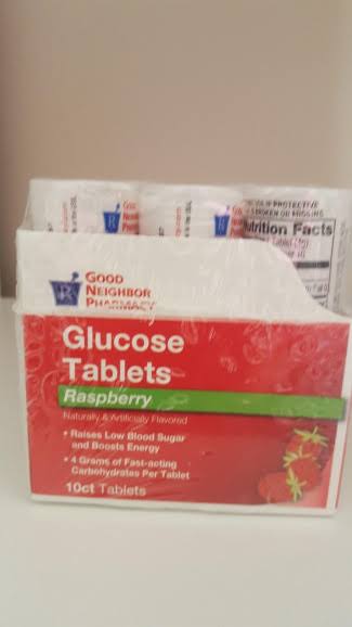 GNP Glucose Tablets Raspberry 6X 10 ct