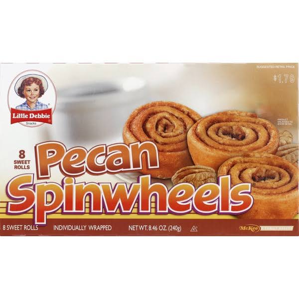 Little Debbie Pecan Spinwheels Sweet Rolls - 8pcs