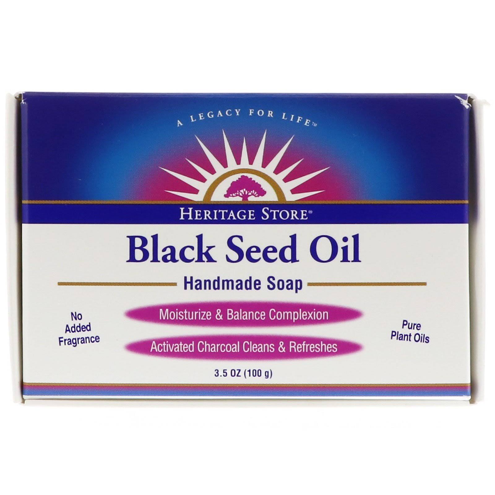 Heritage Store Black Seed Soap, 3.5 oz