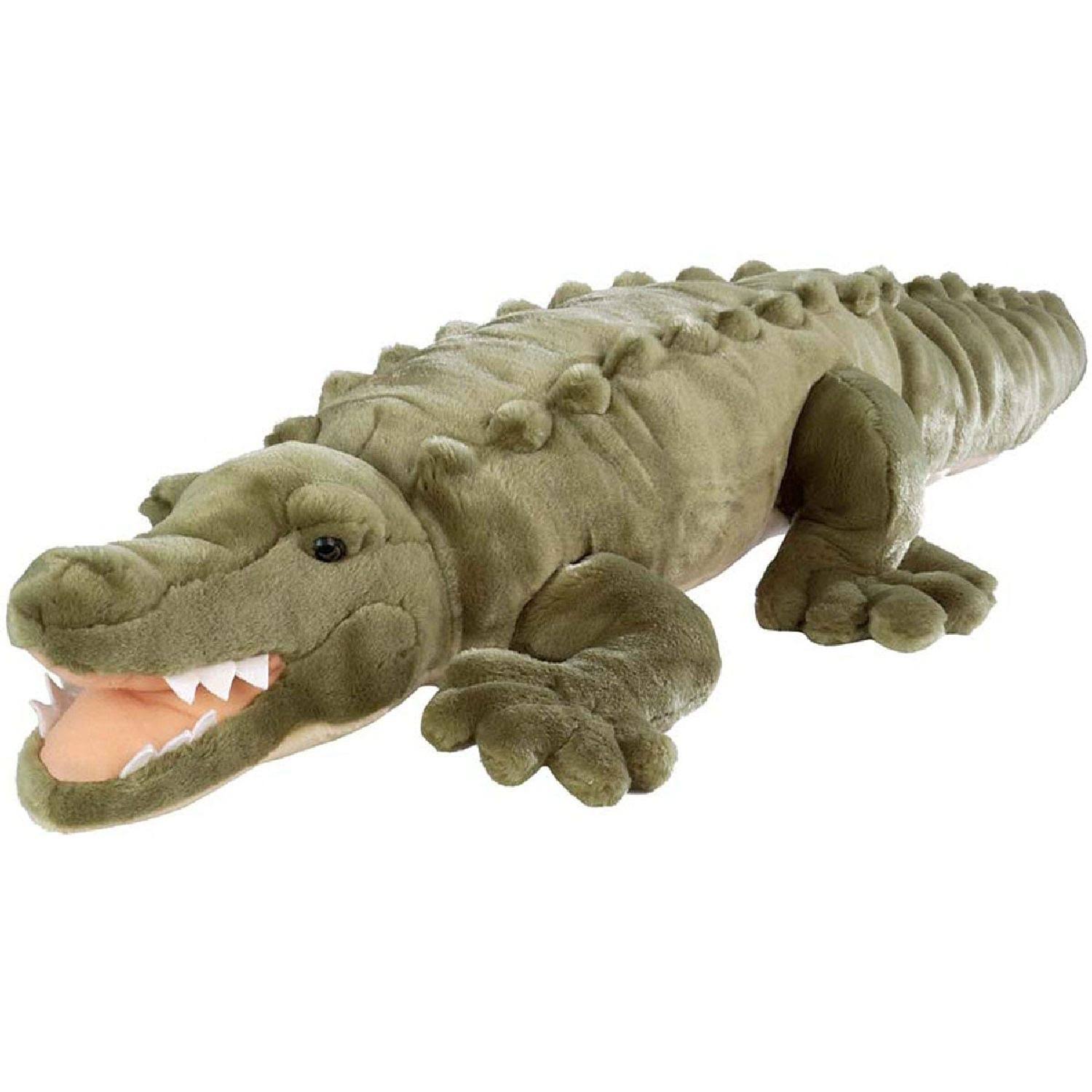 Wild Republic Cuddlekins Plush Toy - Crocodile Saltwater, 36"