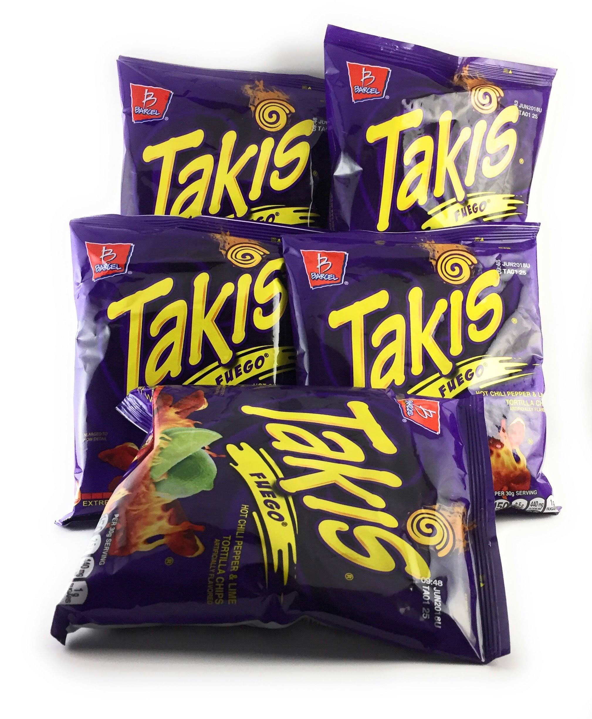 Takis Fuego Tortilla Chips - Hot Chili Pepper & Lime