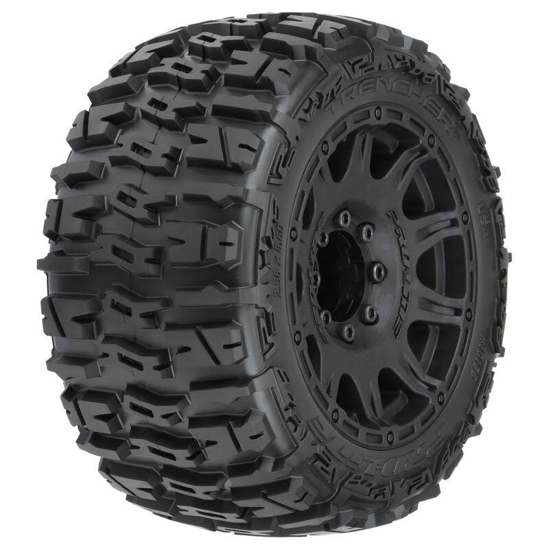 Pro-Line Trencher LP 3.8" All Terrain Tires Mounted - 17mm (2)