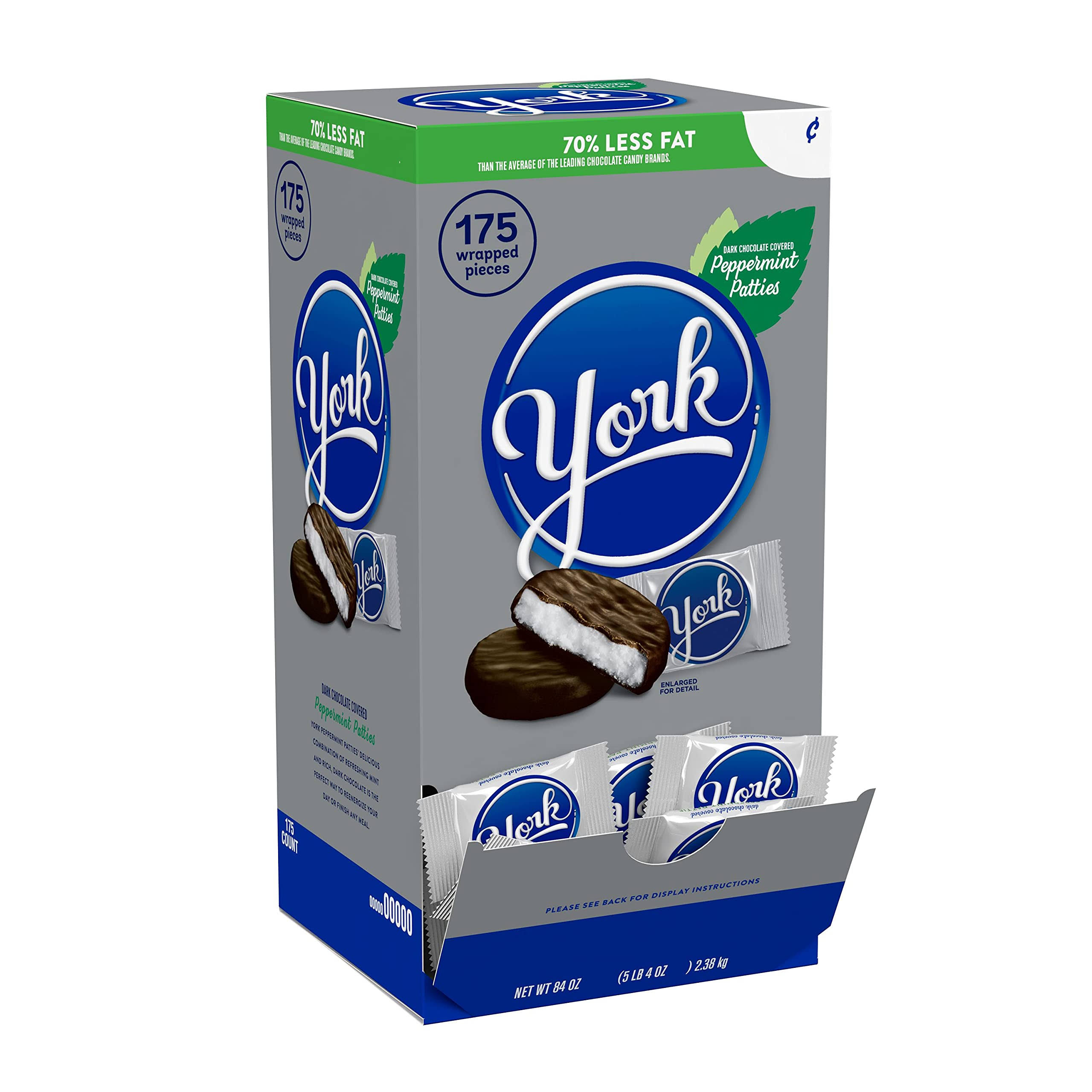 York Dark Chocolate Covered Mint Candy - 175 Pieces