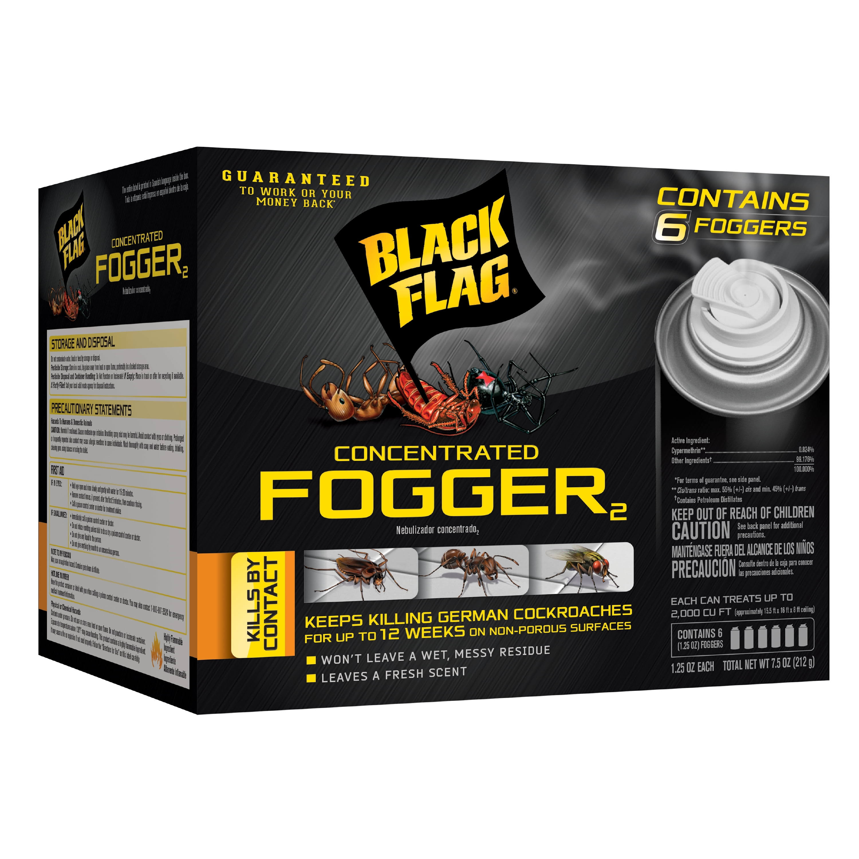 Black Flag Concentrated Insect Fogger - 1.25oz, 6 Pack