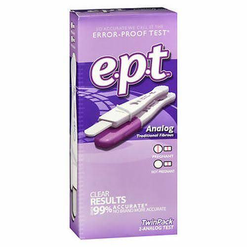 E.P.T. Analog Early Pregnancy Tests 2 Each by e.p.T