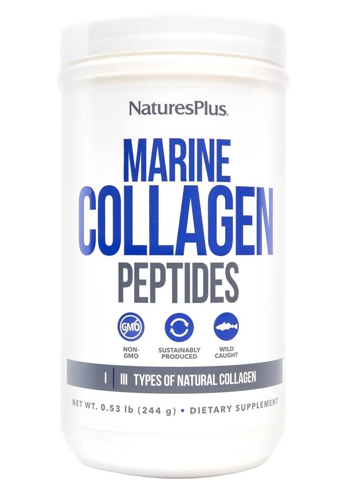 Natures Plus Marine Collagen Peptides Powder 0.53 lb.