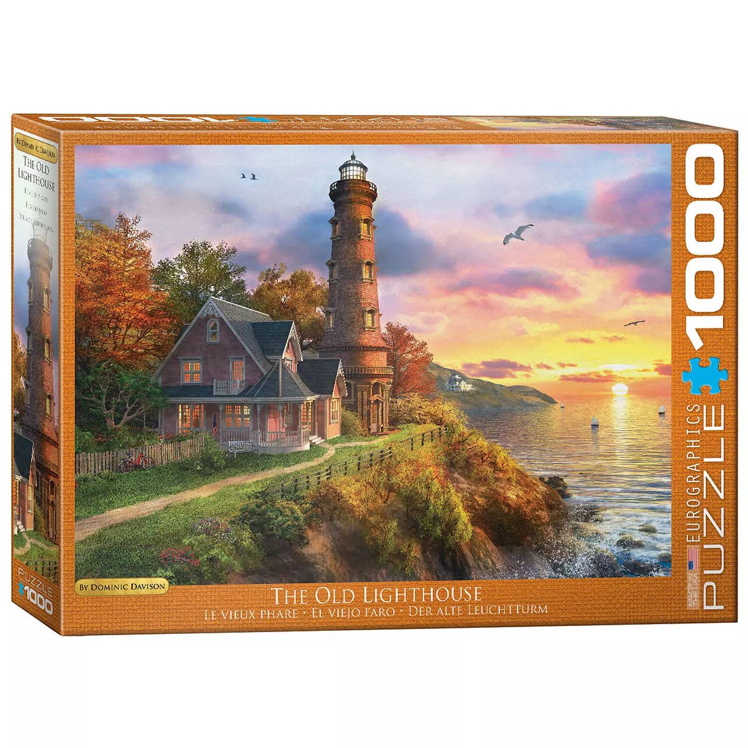 Eurographics Puzzles The Old Lighthouse Jigsaw Puzzle Game - 1000pc