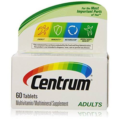 Centrum Adult Multivitamin/Multimineral Supplement Chewable Tablet - 60ct