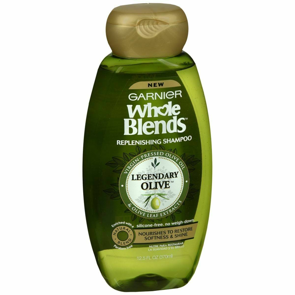 Garnier Whole Blends Replenishing Shampoo - 12.5oz, Legendary Olive