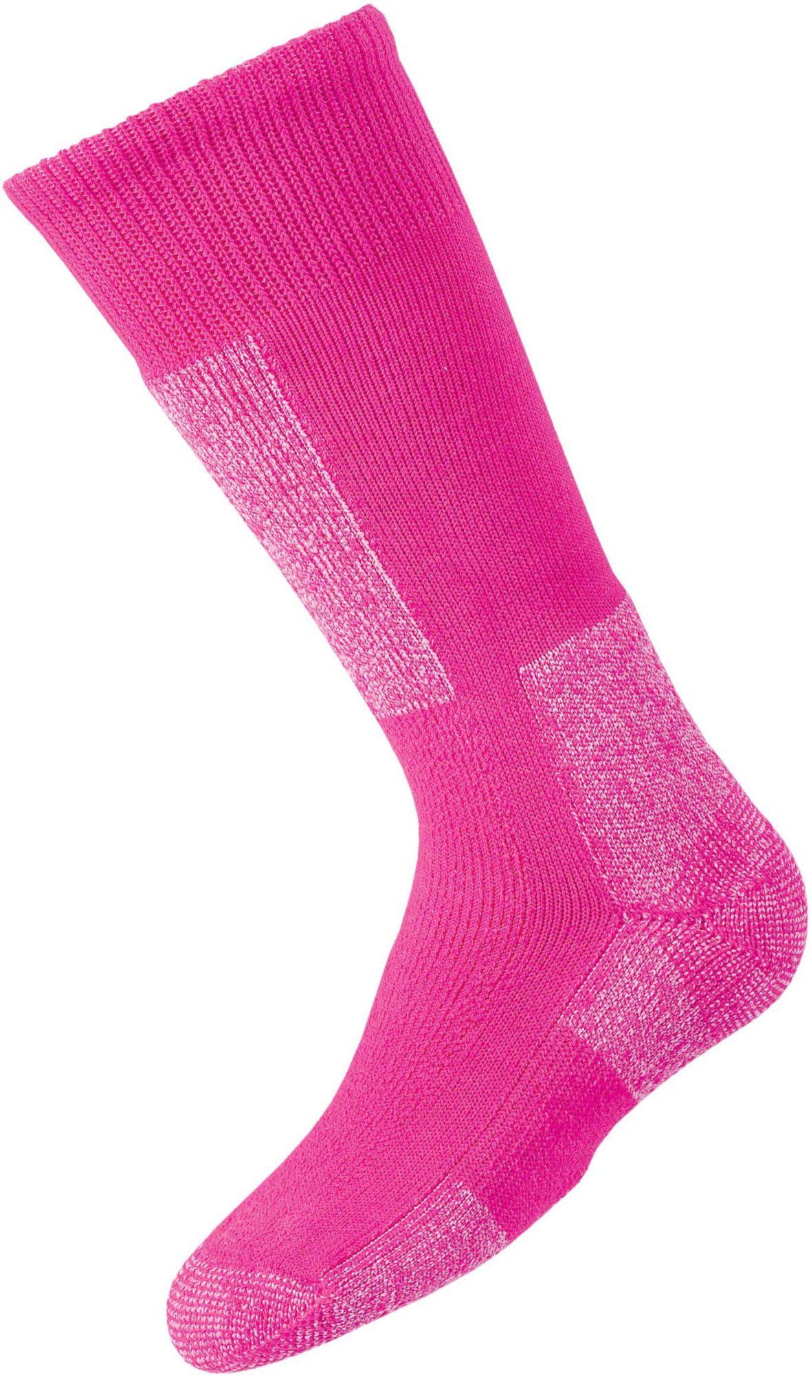 Thorlo Kids Snow Over Calf Socks Schuss Pink/WhiteYouth Size 13.5-4.0
