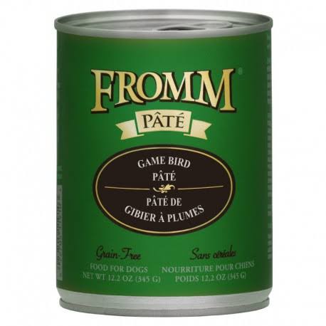 Fromm Gold Dog Game Bird Pate 12.2Oz