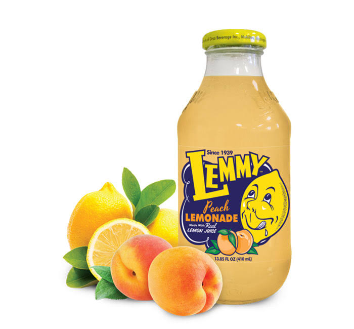 Lemmy, Real Lemon Juice, Peach Lemonade