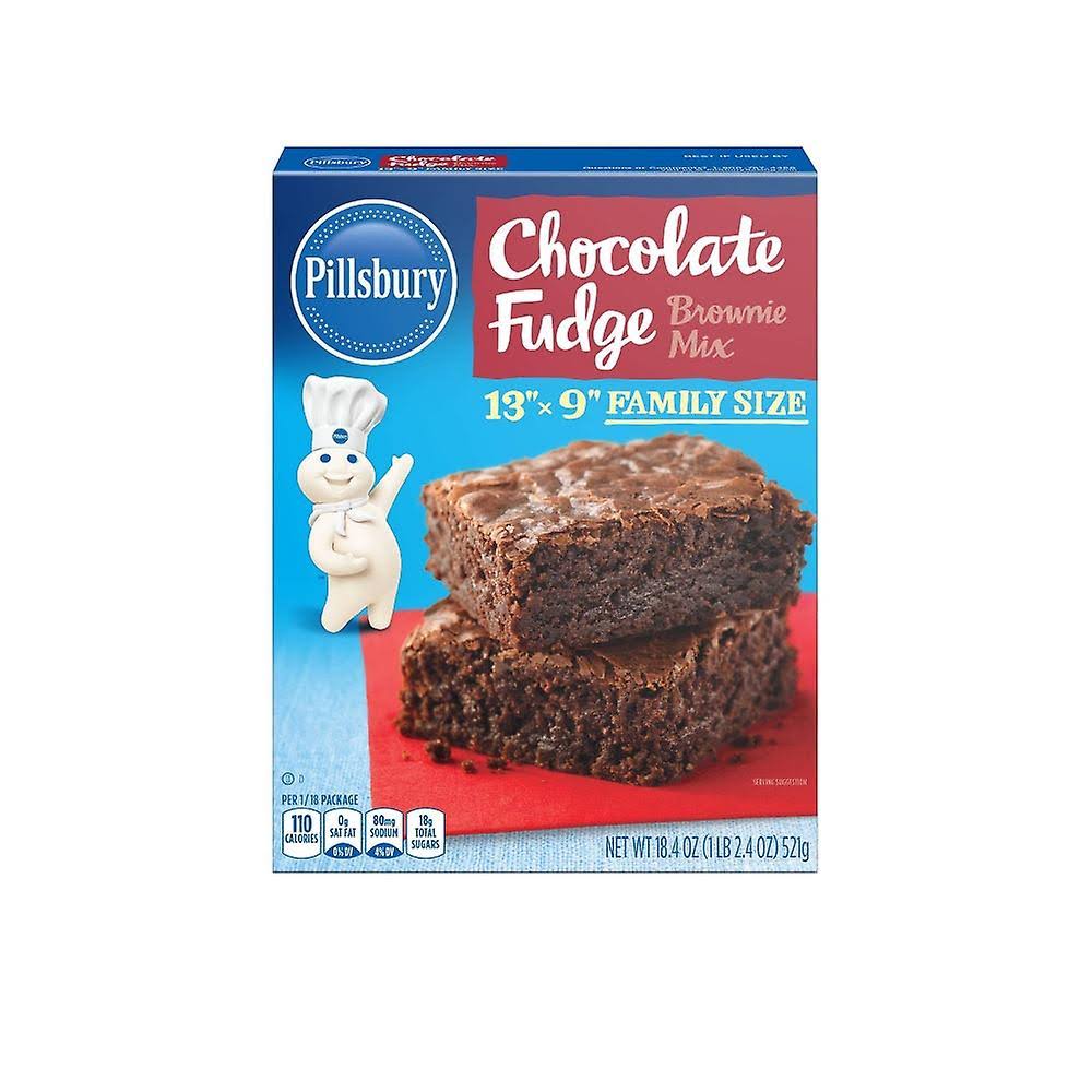Pillsbury Baking Chocolate Fudge Brownie Mix, 18.4 oz