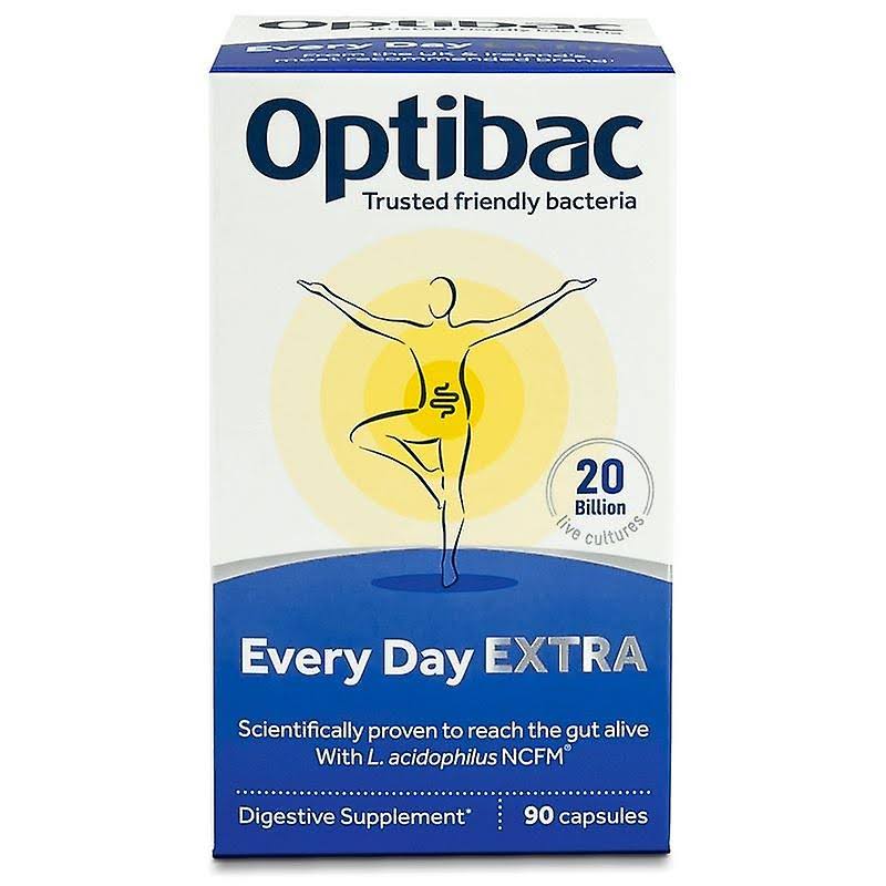 OptiBac Extra Strength Probiotics - 90 Capsules