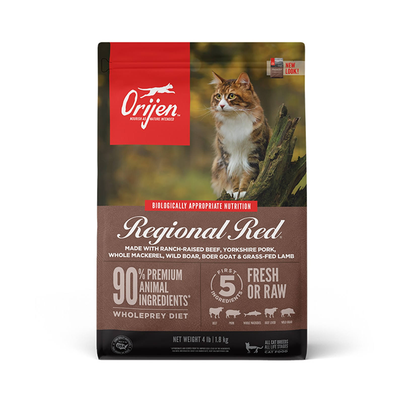 Orijen Regional Red 1.8kg Dry Cat Food