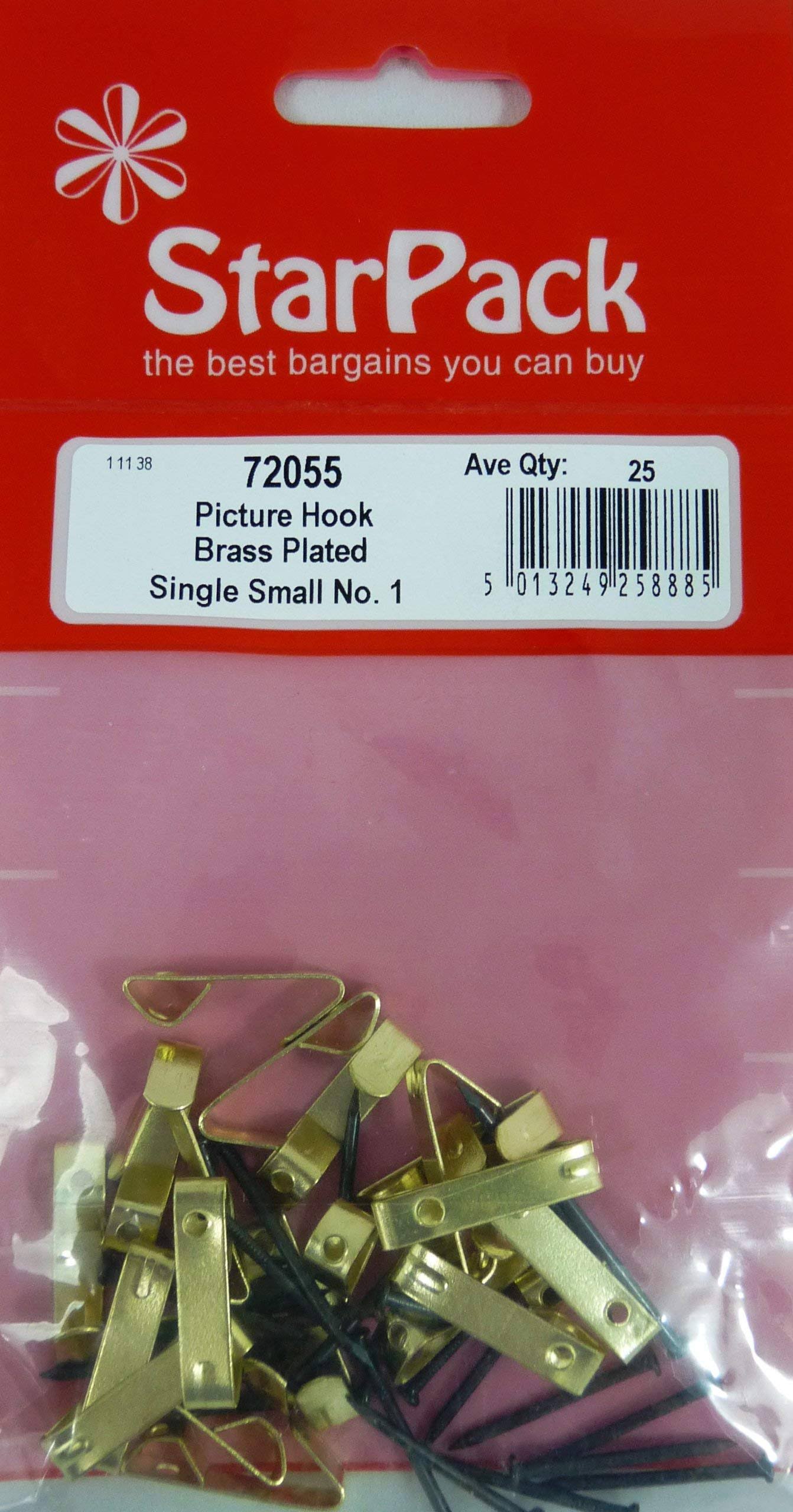 Starpack 72055 Picture Hook - Single, Small, No.1, 20pcs