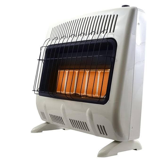 Mr Heater Vent Free Radiant Natural Gas Heater - with Thermostat, 30000 BTU
