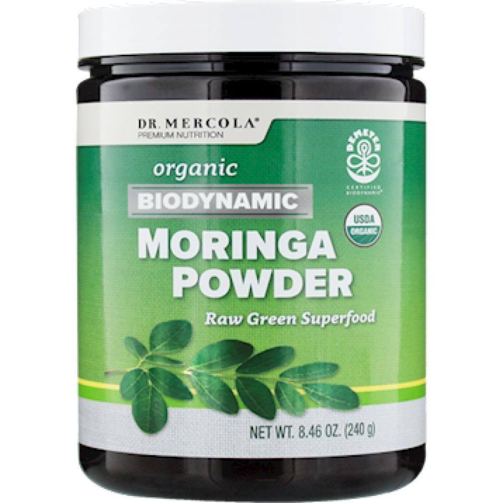 Dr. Mercola Organic Biodynamic Moringa Powder 8.46oz