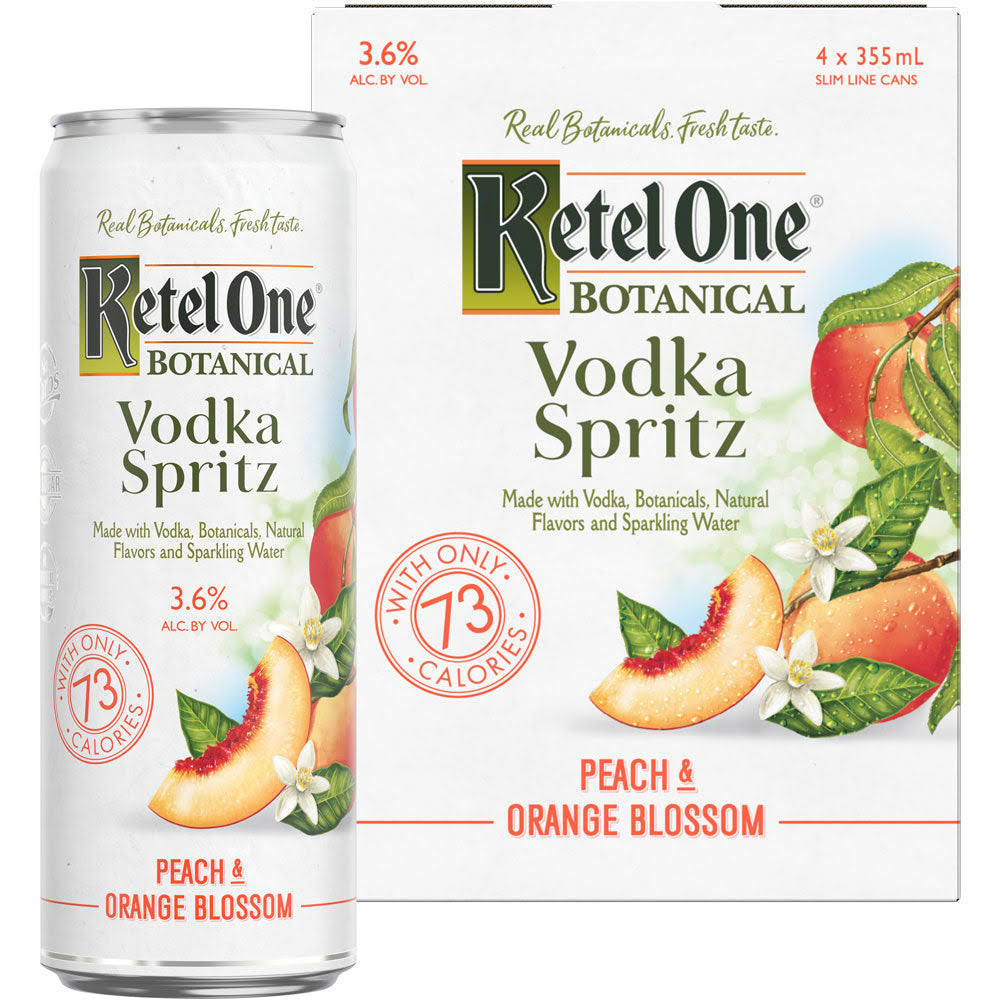 Ketel One Botanical Vodka Spritz Peach & Orange Blossom