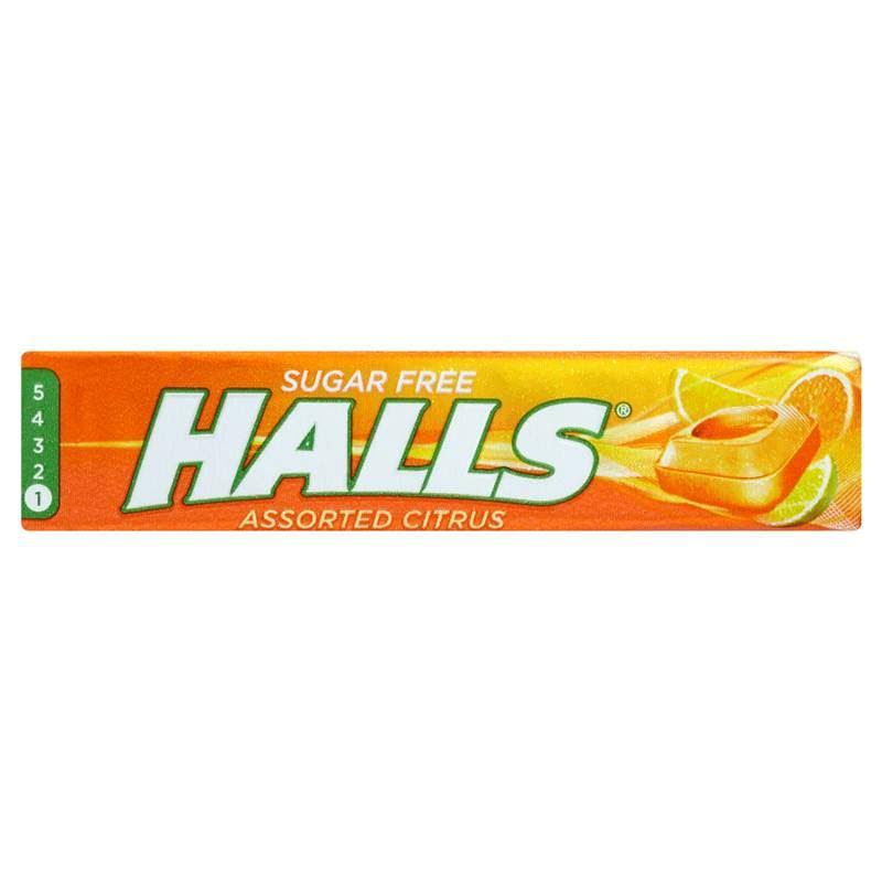 Halls Sugar Free Assorted Citrus 32g