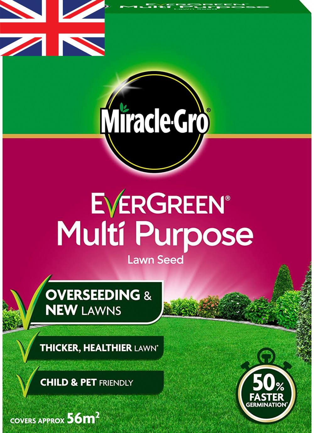 Miracle-Gro Multi Purpose Grass Seed 1.6kg [119615]