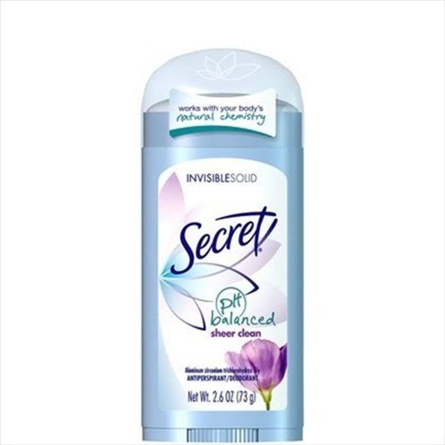 Secret Invisible Solid Anti-Perspirant - Sheer Clean, 2.6oz